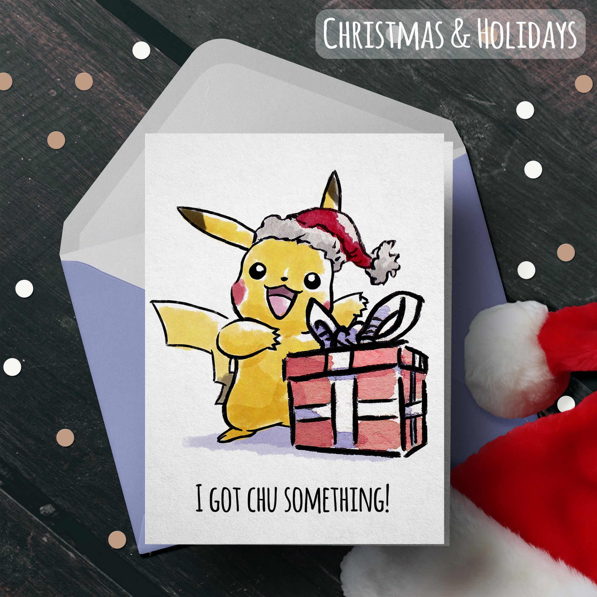  Pokemon Christmas Cards